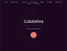 Tablet Screenshot of cubalatina.com
